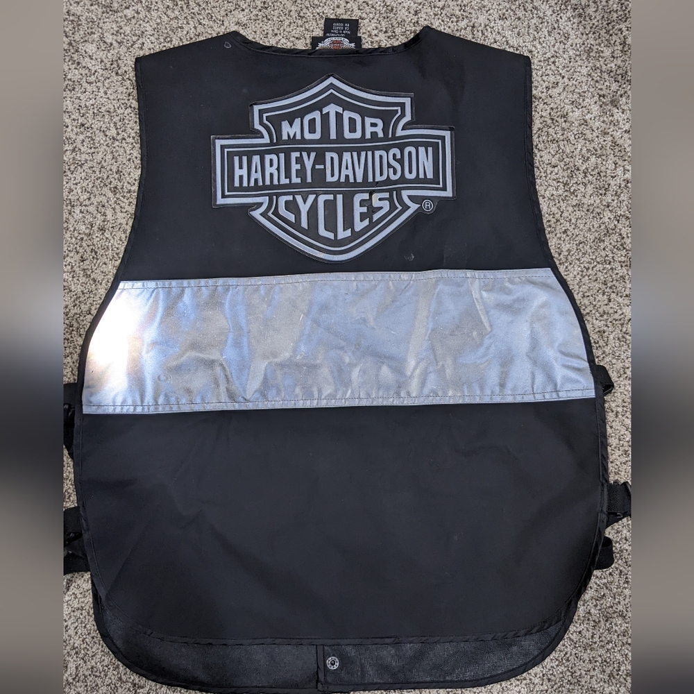 Harley Davidson Reflective Vest O/S - Picture 2 of 4